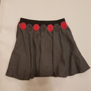 Miss Cupcake, Girls Skirt with Flowers, Size 8